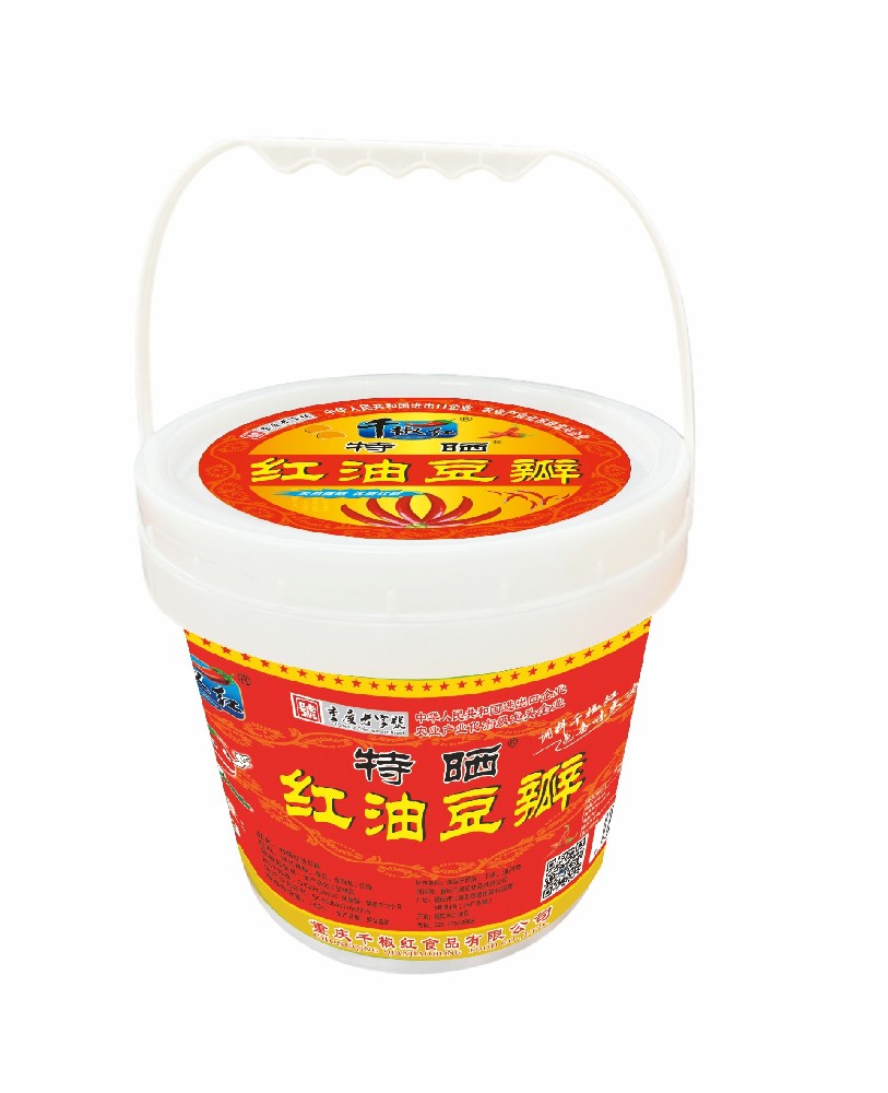 5.5kg特曬紅油豆瓣